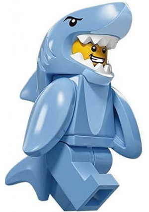 LEGO Shark Suit Guy #13 of 16, Minifigures Series 15 Set 71011SEALED Retail Packaging