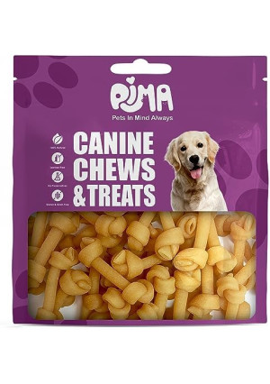 PIMA - Knotted Cheese Yak Cheese Treats for Dogs 15lbs or Smaller, Dog Chew Treats, Knotted Dog Treats, Lactose-Free Dog Treats for Dental Health, No Rawhide Dog Chews, for Smaller Dogs, 32 oz