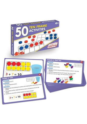 Junior Learning JL321 50 Ten Frame Activities