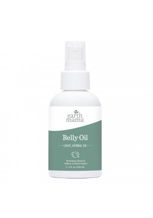 Earth Mama Belly Oil for Itchy Pregnancy Stretch Marks (4 fl oz)