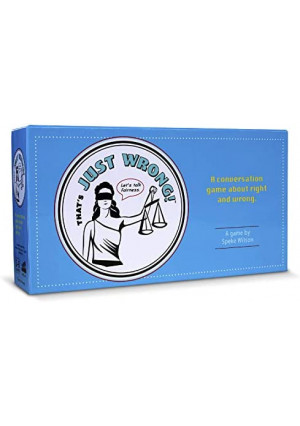 That’s Just Wrong! A Family Game About Right and Wrong - Solve Real Law Cases Together - Ages 14+