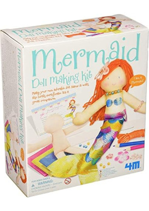 4M Mermaid Doll Making Kit, 8.5 inches