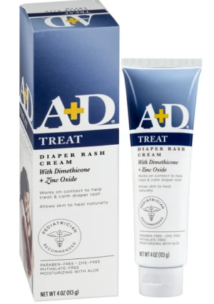 AandD A+D Zinc Oxide Cream, 4 Ounce