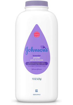 JOHNSON'S Baby Powder Calming Lavender 15 oz (Pack of 2)