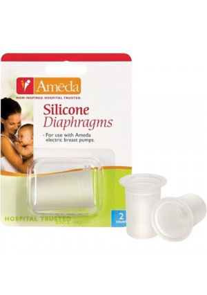 Ameda Silicone Diaphragms, Clear, 2 Count