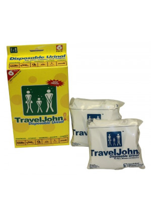 TravelJohn-Disposable Urinal (6 pack)