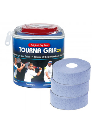 Tourna Grip XXL, Original Dry Feel Tennis Grips (30/Roll Pack)