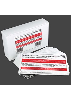 Cleaning Cards for Canon CR-Series Check Scanners (Box of 15)