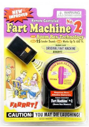 T.J. Wisemen, Inc. T.J. Wisemen Remote Control Fart Machine No. 2 Funny Gag Gift Joke Prank