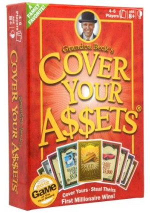 Grandpa Beck's Games Grandpa Beck's Cover Your Assets Card Game, Be the First Millionaire, with Jewels, Cash, and Gold and Silver