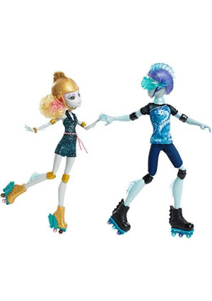 Monster High Lagoona Blue and Gil Weber Wheel Love, Doll 2-Pack