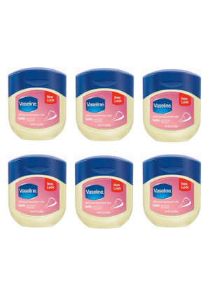 Set of Six Vaseline Baby Gentle Protective Petroleum Jelly-1.7 oz Travel size