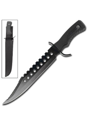 Armory Replicas Night Stalkers Marine Force Recon Hunting Outdoor Survivors Bowie Sawback Knife 17 Inches Black