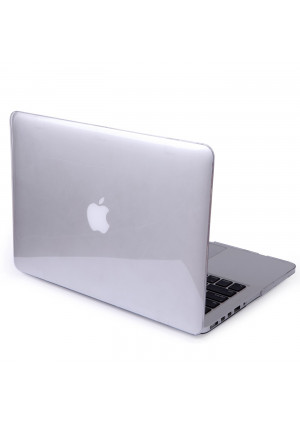 HDE MacBook Pro 13 Retina Glossy Case Hard Shell See Through Plastic Snap On Case Fits Models A1425 / A1502 (Clear)