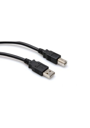 Hosa USB-205AB Type A to Type B High Speed USB Cable, 5 feet