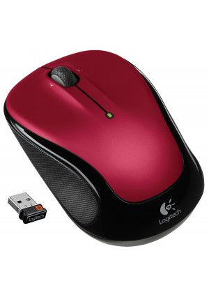 Logitech Wireless Mouse M325 with Designed-For-Web Scrolling - Red