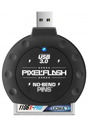 PixelFlash USB 3.0 No-Bend Pins CF Card Reader SuperSpeed Compact Flash Memory Adapter (PFUSB3CFRD)