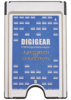 Digigear SD SDHC SDXC to PCMCIA PC Card, Adapter Supports, ATA Flash Memory