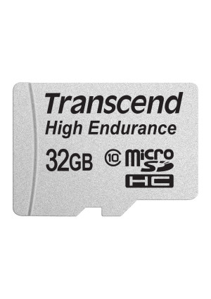 Transcend Information 32GB High Endurance microSD Card with Adapter (TS32GUSDHC10V)