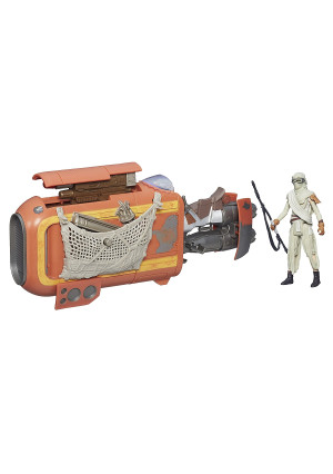 Star Wars The Force Awakens 3.75-inch Vehicle Rey's Speeder Bike (Jakku)