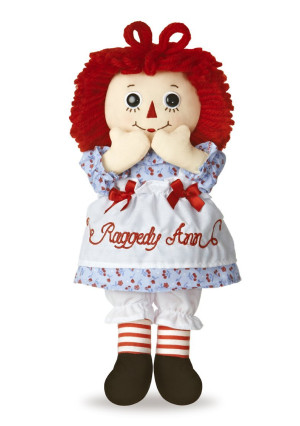Aurora Raggedy Ann Classic Doll 12"