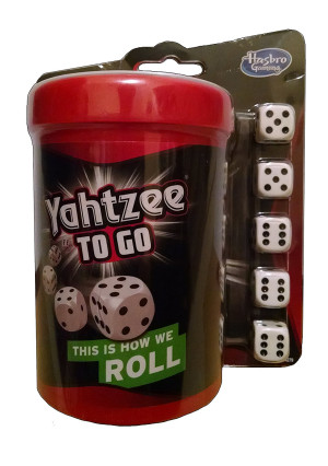 Yahtzee to Go Travel Game 2014 by Hasbro Gaming