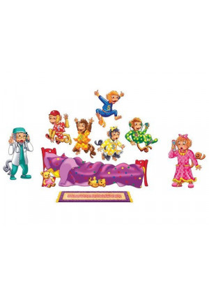 Little Folk Visuals Five Monkeys Jumping on The Bed Felt Figures For Flannel Board Stories