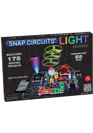 Elenco Snap Circuits Lights Electronics Discovery Kit (Packaging May Vary)