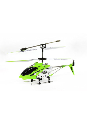 Syma S107 3 Channel RC Helicopter with Gyro, Green