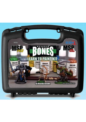 Reaper Miniatures 08906 Learn To Paint Bones Kit