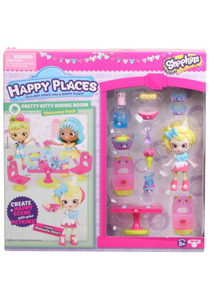 Shopkins Season 3 Happy Places Welcome Pack - Pretty Kitty Dining Room