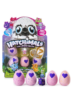 Hatchimals CollEGGtibles Season 2 - 4-Pack + Bonus (Styles & Colors May Vary) by Spin Master