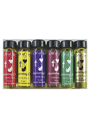 Anointing Oil Assorted 1/4 Oz Pack of 6
