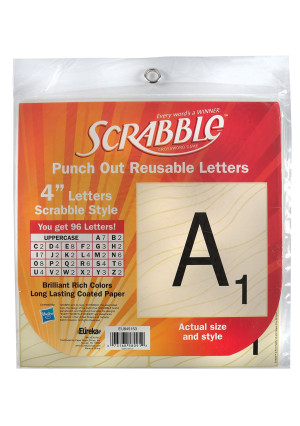 Eureka Scrabble Letters Deco 96 Letters