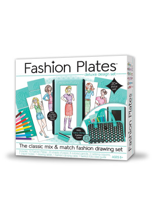 Fashion Plates Deluxe Kit, packaging and colors may vary