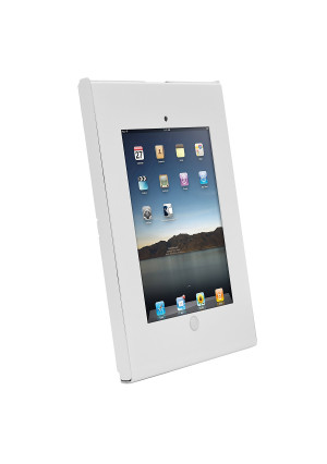 Pyle Kiosk Lock,Tamper Proof Mount for IPad 2/3/4/Air - Frustration-Free Packaging - White