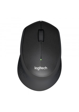 Logitech M330 Silent Plus Wireless Large Mouse – Black
