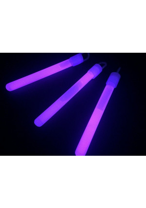 Glow Sticks Bulk Wholesale, 50 4” Purple Glow Stick Light Sticks. Bright Color, Kids love them! Glow 8-12 Hrs, 2-year Shelf Life, Sturdy Packaging, Glow With Us Brand