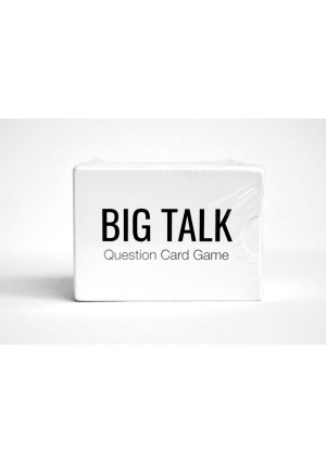 BIG TALK Question Card Game: Skip Small Talk, Make Meaningful Connections - Unique Conversation Starters, Fun Party Icebreaker Activity, Useful Networking, Educational, and Therapy Tool - 88 questions