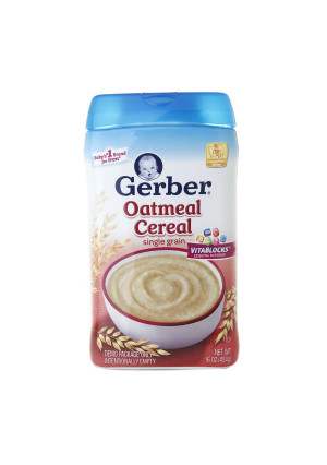 Gerber Oatmeal Cereal Single Grain