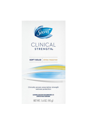 Secret Clinical Strength Smooth Solid Women's Antiperspirant & Deodorant Stress Response