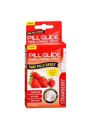 Pill Glide Swallowing Spray Strawberry