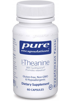 Pure Encapsulations - l-Theanine - Hypoallergenic Supplement Promotes Relaxation and Helps Moderate Occasional Stress* - 60 Capsules