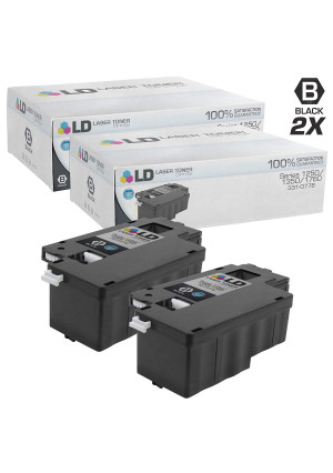 LD Compatible Toner Cartridge Replacement for Dell 331-0778 810WH High Yield (Black, 2-Pack)