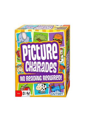 Outset Media Picture Charades for Kids - No Reading Required! - An Imaginative Twist on a Classic Game Now for Young Children by