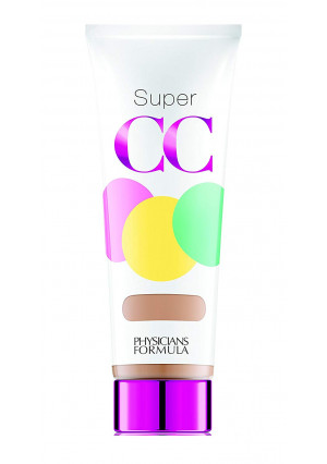 Physicians Formula Super CC+ Color-Correction + Care CC+ Cream SPF 30, Light, 1.2 Fluid Ounces