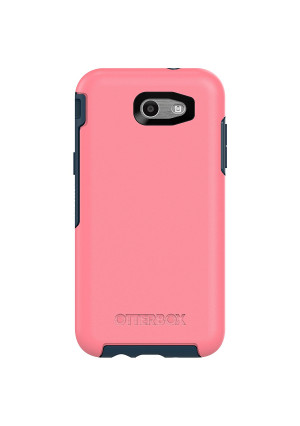 OtterBox SYMMETRY SERIES Case for Samsung Galaxy J3 (2017)/Galaxy Express Prime 2/Galaxy Amp Prime 2/ Galaxy Sol 2/Galaxy J3 Emerge/Galaxy J3 Prime/Galaxy J3 Luna Pro - Retail Packaging - SALTWATER TAFFY (PIPELINE PINK/BLAZER BLUE)