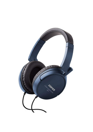 Edifier H840 Audiophile Over-The-Ear Headphones - Hi-Fi Over-Ear Noise-Isolating Closed Monitor Music Listening Stereo Headphone - Blue