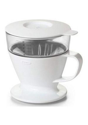 OXO Good Grips Single Serve Pour Over Coffee Dripper with Auto-Drip Water Tank