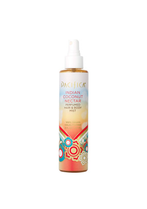 Pacifica Beauty Indian Coconut Nectar Perfumed Hair and Body Mist, Indian Coconut Nectar, 6 Fluid Ounce